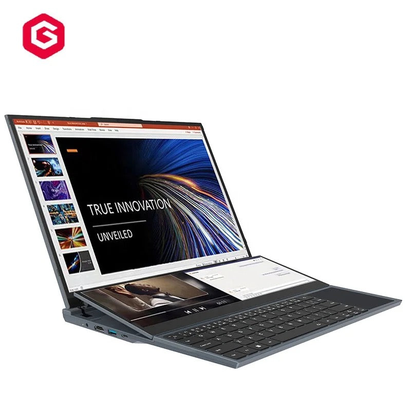 HGxyz Dual Screen Laptop