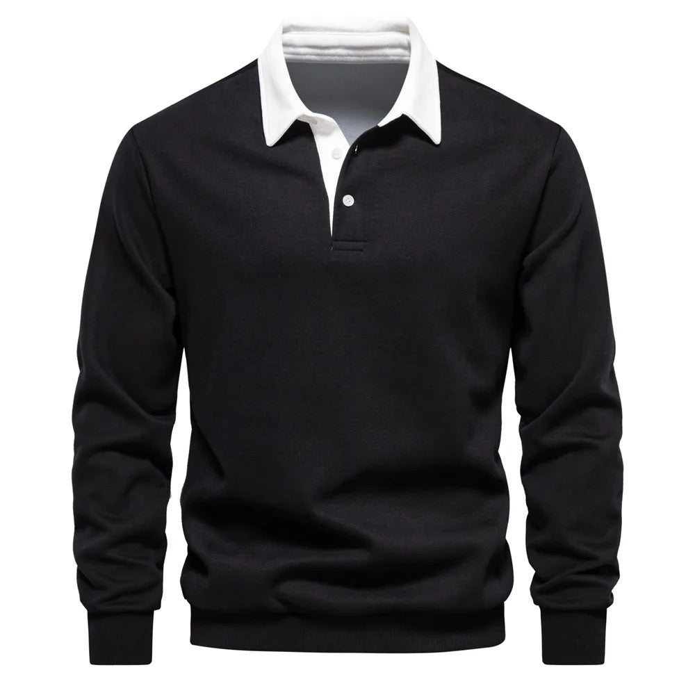 Men's Casual Cotton Long Sleeve Top - Liu Ming Autumn Fashion Latest Products - Menswear