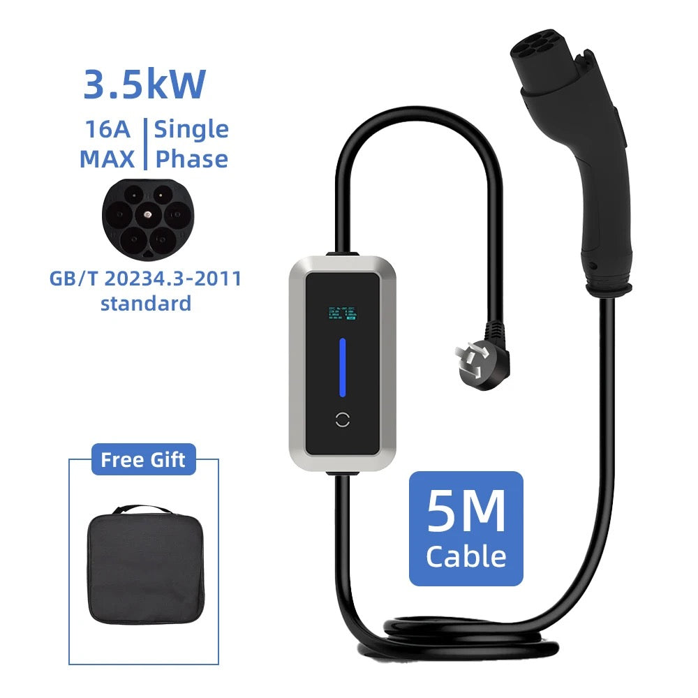 5M 32A 7KW LONLINK Tesla EV Portable Charger