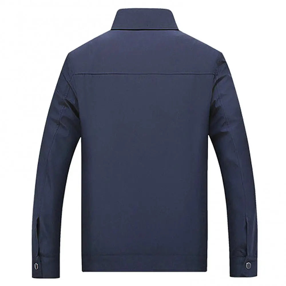 2021 Hot Sale New Casual Men Autumn Turn Down Collar Long Sleeve