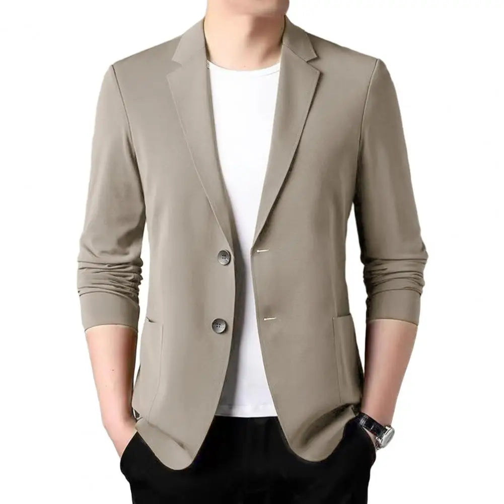 Stylish Men Suit Jacket Men Lightweight Suit Coat Men's Formal Summer